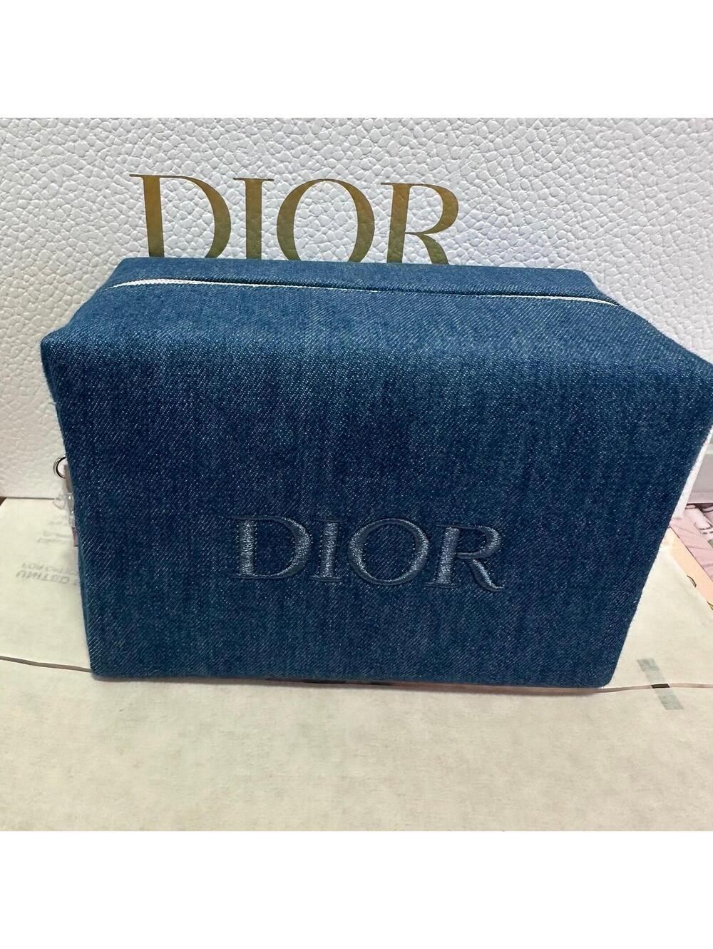 C.D Denim Makeup Bag